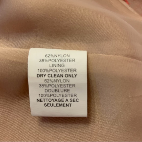 Trina Turk Pink Tan Floral lace Sleeveless Dress - Picture 11 of 14